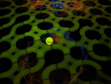 Hayali fraktal arkaplan resmi