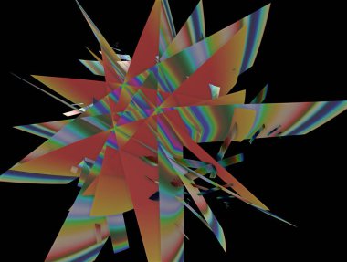 Hayali fraktal arkaplan resmi