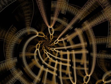 Hayali fraktal arkaplan resmi