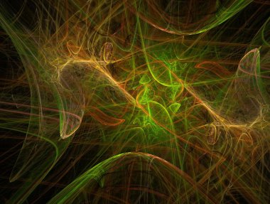 Hayali fraktal arkaplan resmi