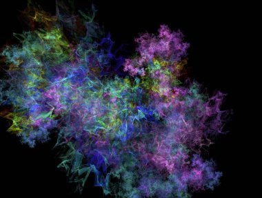 Hayali fraktal arkaplan resmi