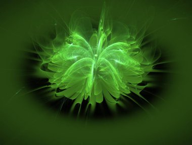 Hayali fraktal arkaplan resmi