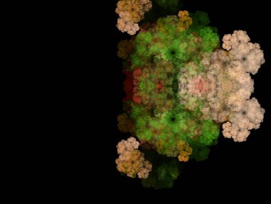 Hayali fraktal arkaplan resmi