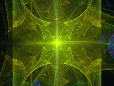 Hayali fraktal arkaplan resmi