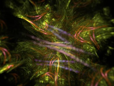 Hayali fraktal arkaplan resmi