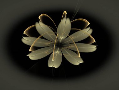 Hayali fraktal arkaplan resmi