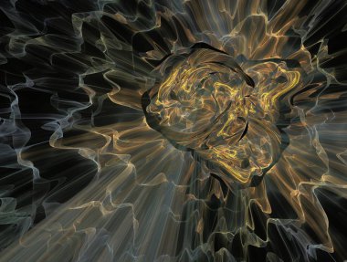 Hayali fraktal arkaplan resmi