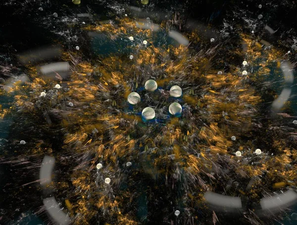 Hayali fraktal arkaplan resmi