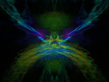 Hayali fraktal arkaplan resmi