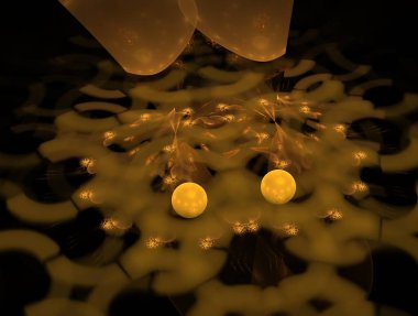 Hayali fraktal arkaplan resmi