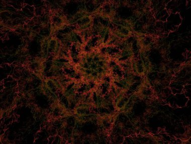 Hayali fraktal arkaplan resmi