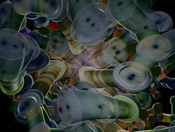 Воображаемый фрактальный абстрактный фон — стоковое фото