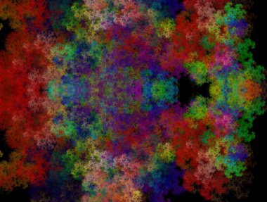 Hayali fraktal arkaplan resmi