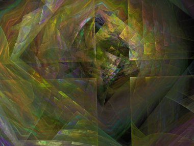 Hayali fraktal arkaplan resmi