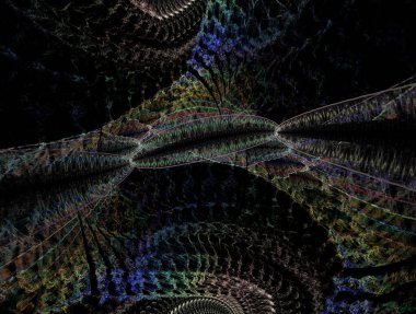 Hayali fraktal arkaplan resmi