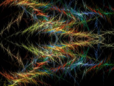 Hayali fraktal arkaplan resmi