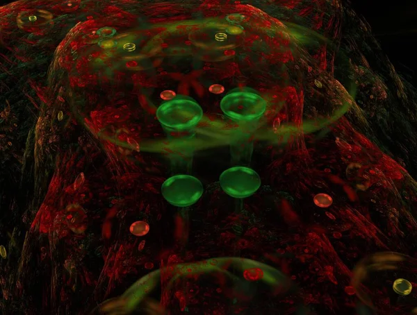 Hayali fraktal arkaplan resmi