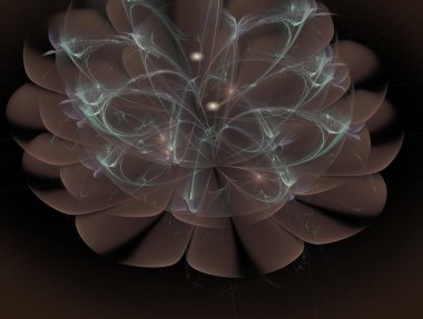 Hayali fraktal arkaplan resmi