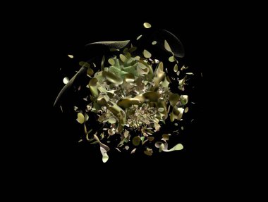 Hayali fraktal arkaplan resmi