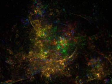 Hayali fraktal arkaplan resmi