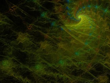 Hayali fraktal arkaplan resmi