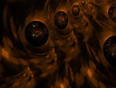 Hayali fraktal arkaplan resmi