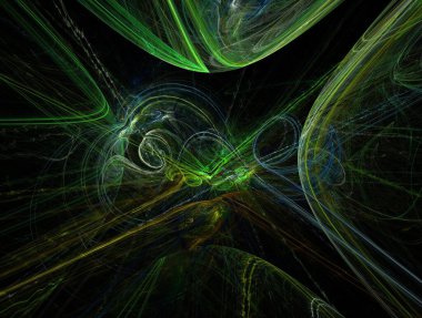 Hayali fraktal arkaplan resmi