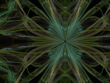 Hayali fraktal arkaplan resmi