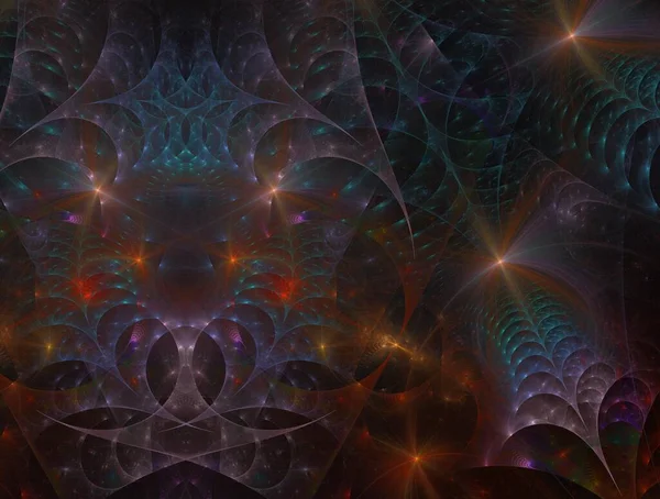 Fundal abstract fractal imaginativ Imagine — Fotografie, imagine de stoc
