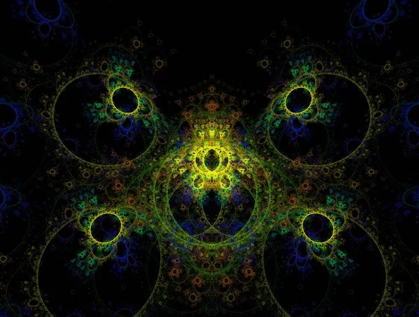 Fond abstrait fractal imaginaire Image — Photo