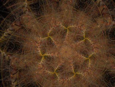 Hayali fraktal arkaplan resmi