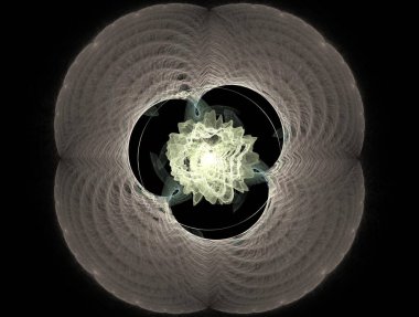 Hayali fraktal arkaplan resmi