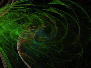 Hayali fraktal arkaplan resmi