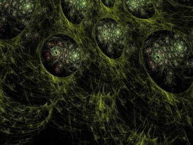 Hayali fraktal arkaplan resmi