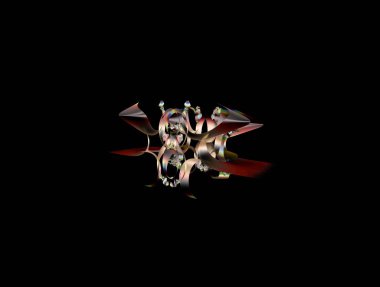 Hayali fraktal arkaplan resmi