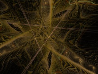 Hayali fraktal arkaplan resmi