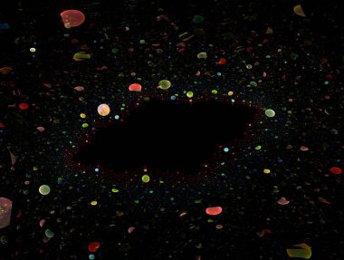 Hayali fraktal arkaplan resmi