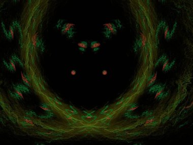 Hayali fraktal arkaplan resmi