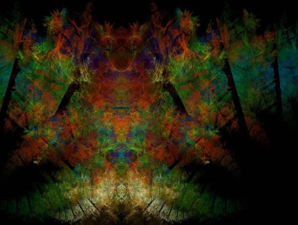 Imaginatory fractal abstracte achtergrond Afbeelding — Stockfoto