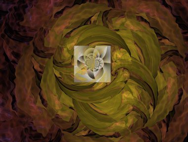 Hayali fraktal arkaplan resmi