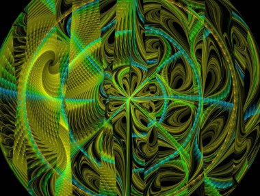 Hayali fraktal arkaplan resmi