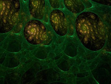 Hayali fraktal arkaplan resmi