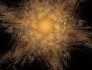 Hayali fraktal arkaplan resmi