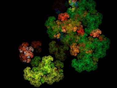 Hayali fraktal arkaplan resmi