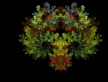 Hayali fraktal arkaplan resmi