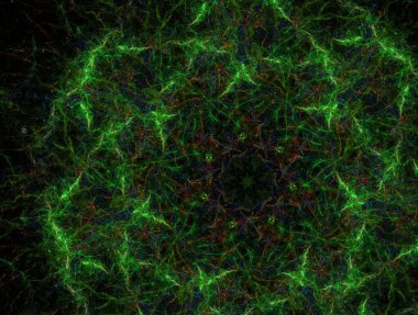 Hayali fraktal arkaplan resmi