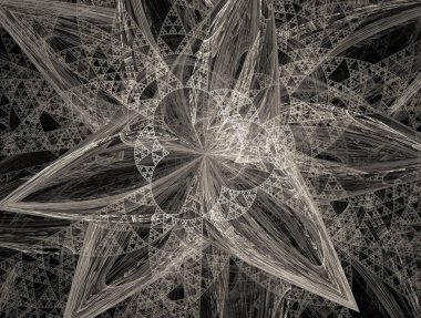 Hayali fraktal arkaplan resmi