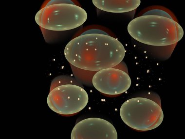 Hayali fraktal arkaplan resmi