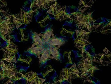 Hayali fraktal arkaplan resmi