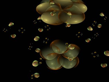 Hayali fraktal arkaplan resmi